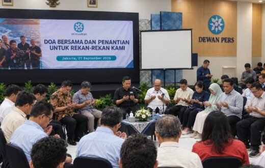 Dewan Pers Gelar Doa Bersama untuk Lima Jurnalis Hilang, Forum PWI Serukan Pencarian Tidak Dihentikan