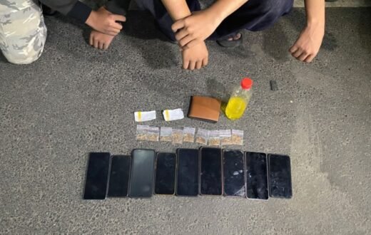 Patroli Brimob Metro Jaya Amankan 9 Orang dan 9 Klip Tembakau Sintetis di Cibubur