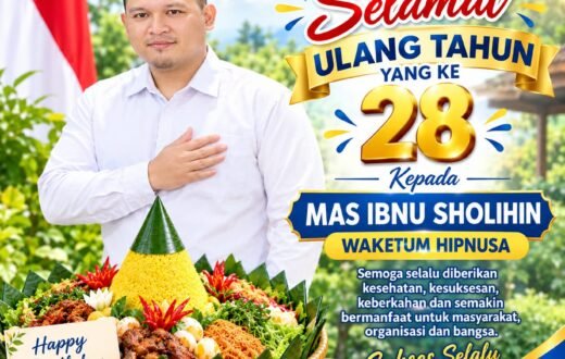 Waketum Hipnusa Ibnu Sholihin Genap 28 Tahun, Jajaran Pengurus dan Anggota Sampaikan Ucapan Selamat