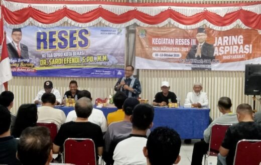Ketua DPRD Kota Bekasi Sardi Efendi Ungkap Keterbatasan Anggaran, Aspirasi Warga RW 30 Disiapkan untuk 2028