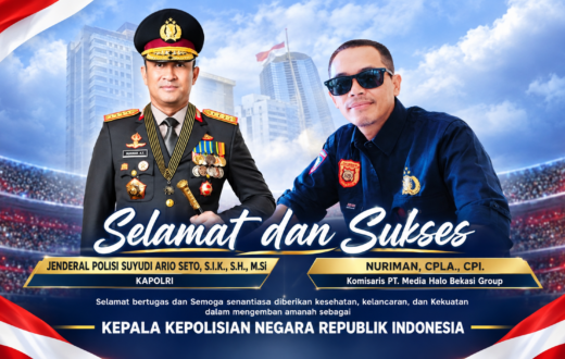 Komisaris PT Media Halo Bekasi Group Nuriman Titip Pesan untuk Kapolri Suyudi: Tegas Berantas Narkoba dan Oknum Pembeking